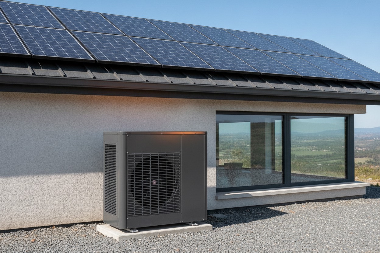 Nachhaltige Energietechnik — Wärmepumpe und Solar